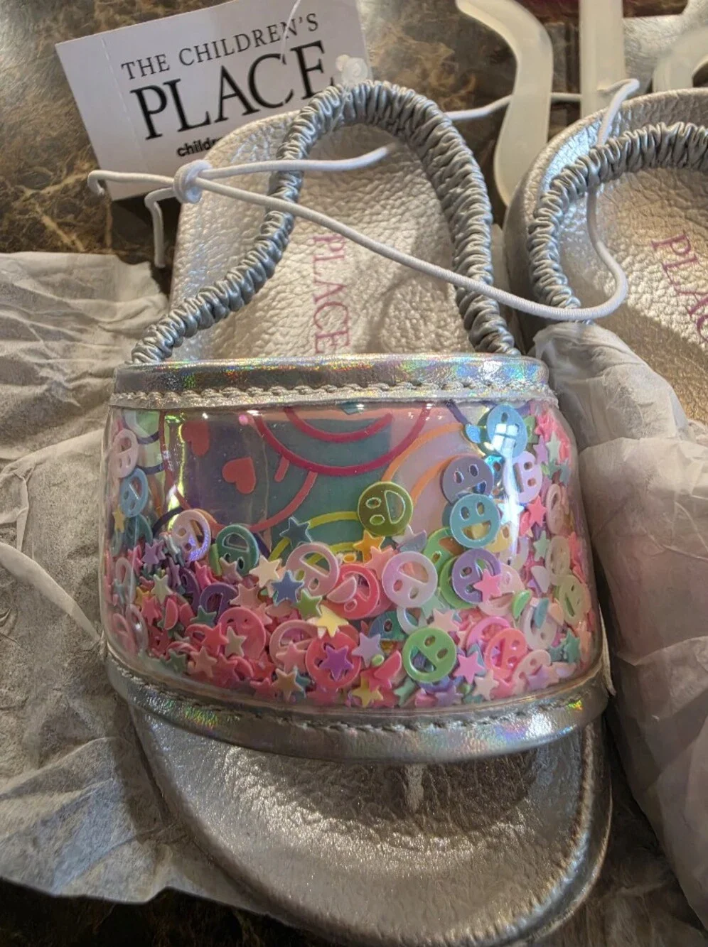 The Childrens Place shiny silver